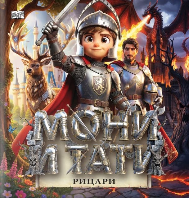 Корица на „Мони и Тати рицари" — Мартин Симеонов