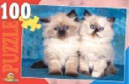 Корица на „Пъзел 100 ел. Две котета"