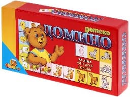 Корица на „Детско домино - Домашни животни"