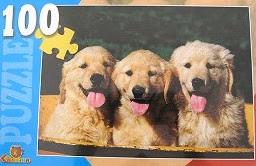 Корица на „Пъзел 100 ел. 3 кучета"