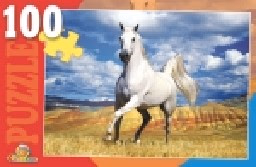Корица на „Пъзел 100 ел. Бял кон"