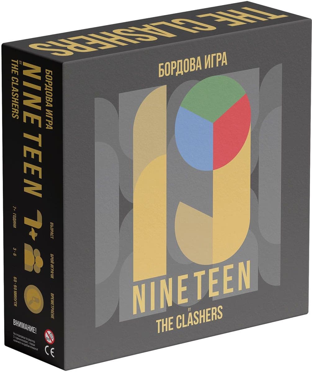 Корица на „Настолна игра Nineteen (By the Clashers)"