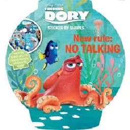 Корица на „Книжка със стикери Finding Dory Sticker By Shape“