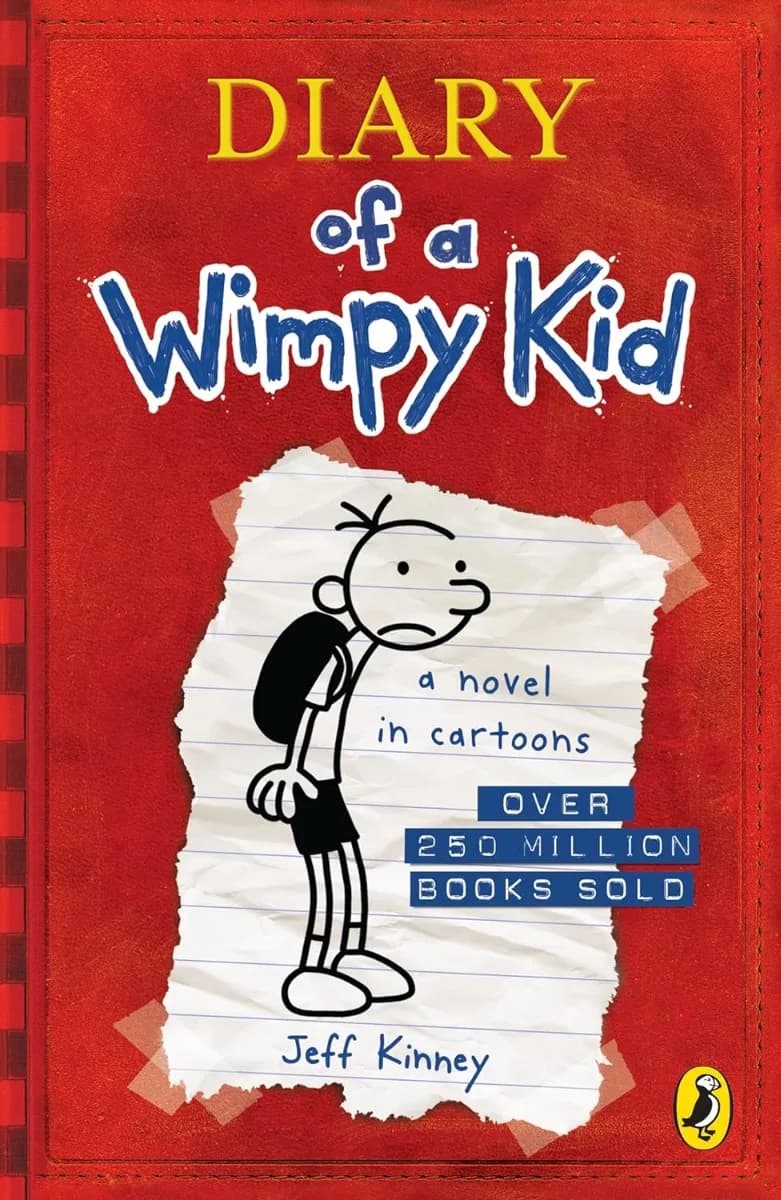 Корица на „Diary of a Wimpy Kid - Book 1" — Jeff Kinney