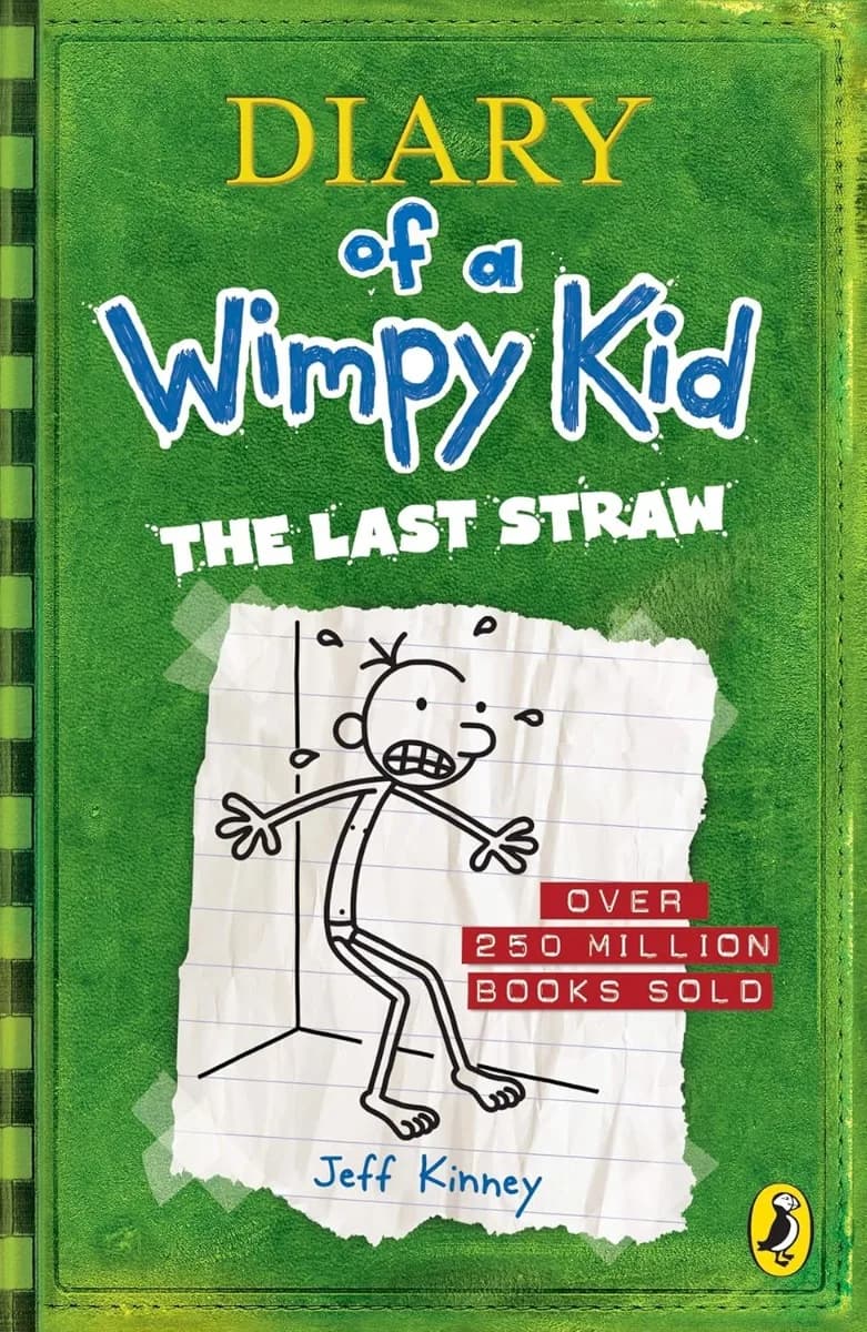 Корица на „Diary of a Wimpy Kid - The Last Straw - Book 3" — Jeff Kinney