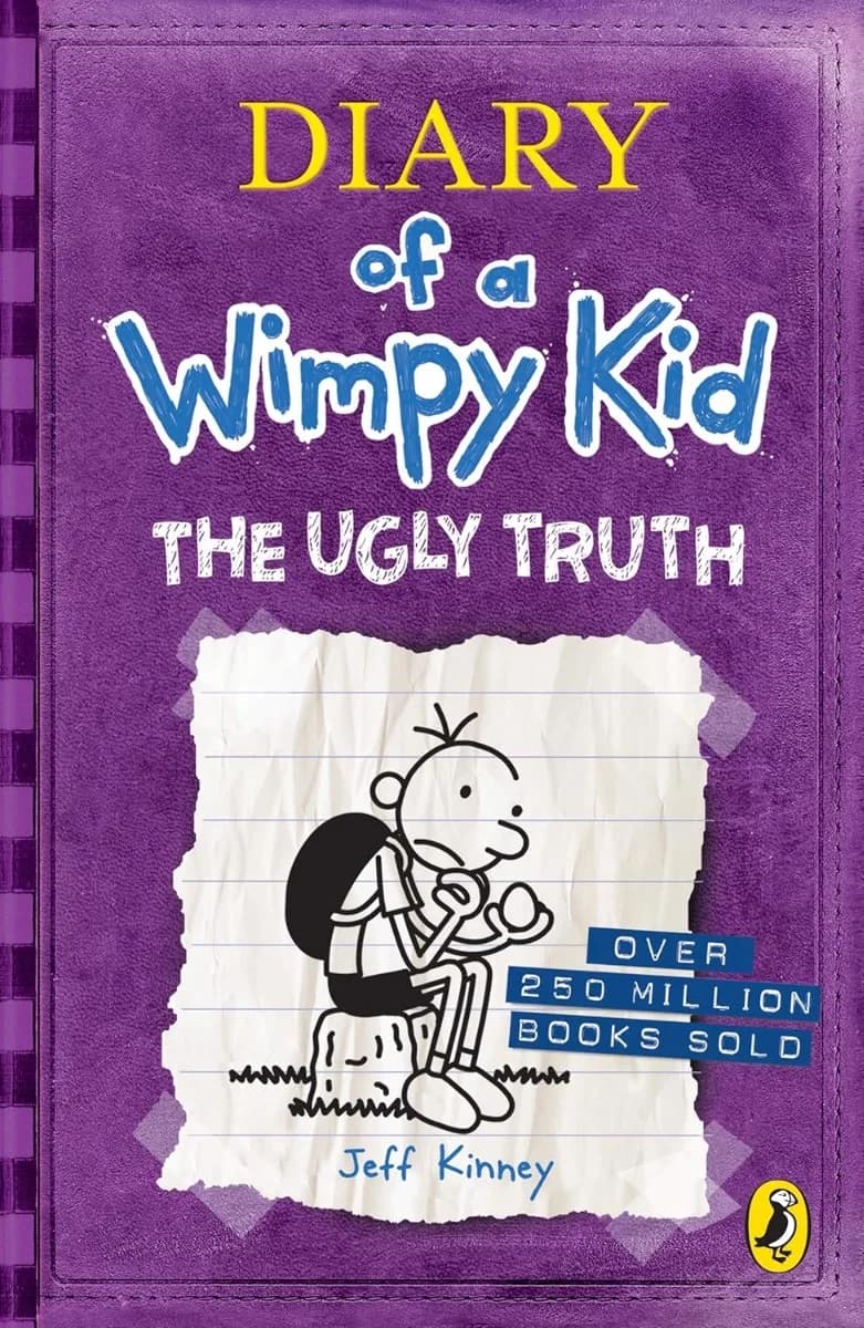 Корица на „Diary of a Wimpy Kid - Ugly Truth - Book 5" — Jeff Kinney