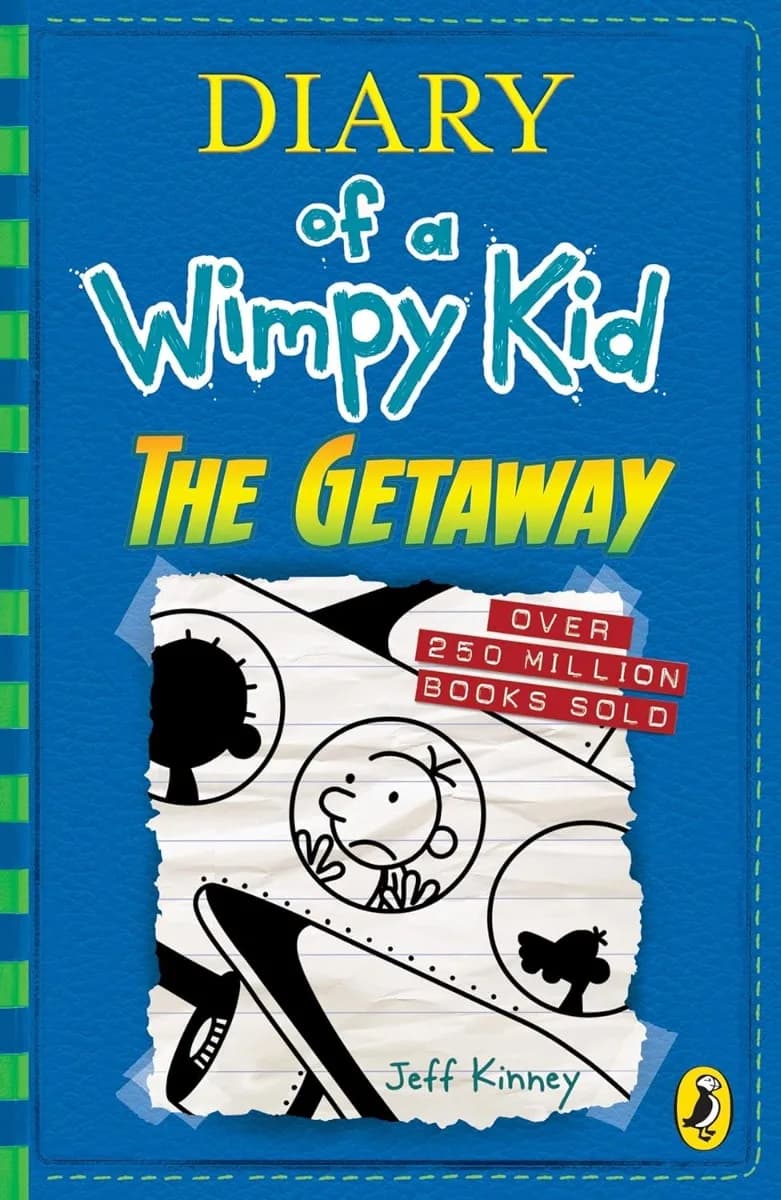 Корица на „Diary of a Wimpy Kid - The Getaway - Book 12" — Jeff Kinney