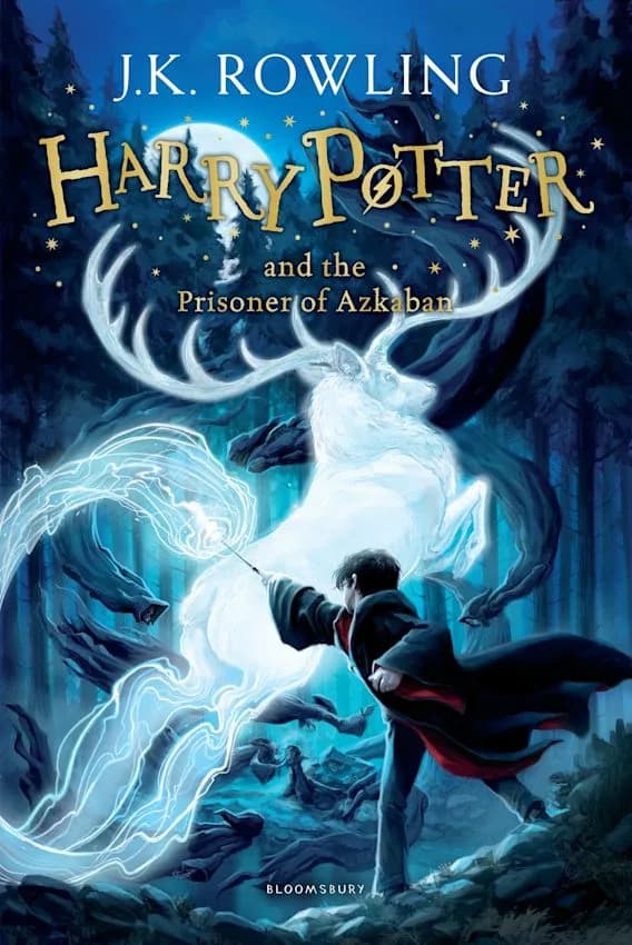Корица на „Harry Potter and the Prisoner of Azkaban“, J. K. Rowling