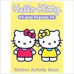 Корица на „Книжка за оцветяване със стикери Hello Kitty“
