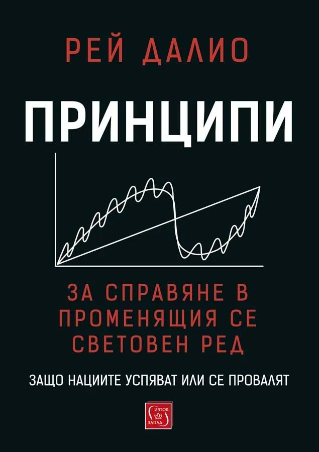 Корица на „Принципи за справяне в променящия се световен ред - Защо нациите успяват или се провалят" — Рей Далио