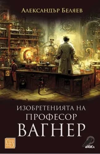 Корица на „Изобретенията на професор Вагнер“, Александър Беляев