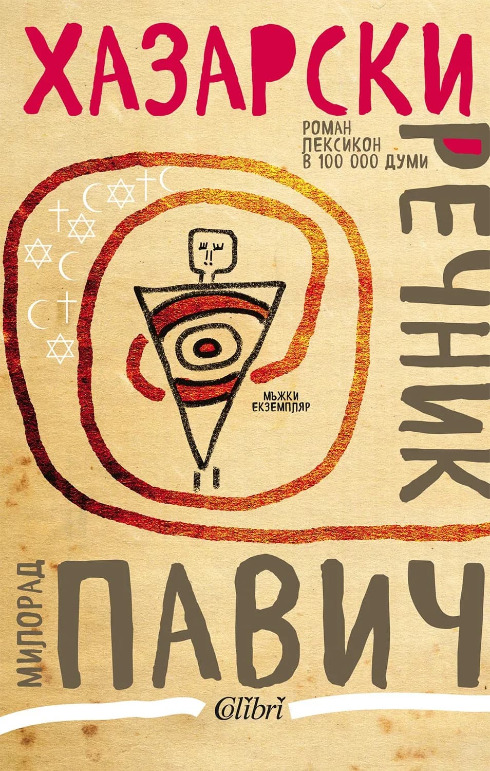 Корица на „Хазарски речник - мъжки екземпляр" — Милорад Павич