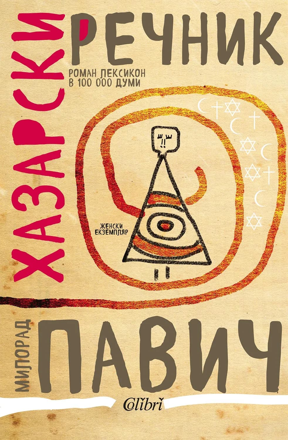 Корица на „Хазарски речник - женски екземпляр" — Милорад Павич
