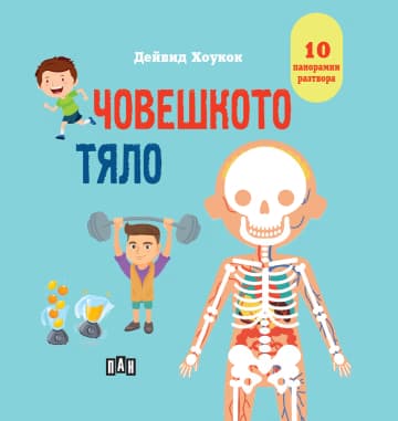 Корица на „Панорамна книжка: Човешкото тяло" — Дейвид Хоукок