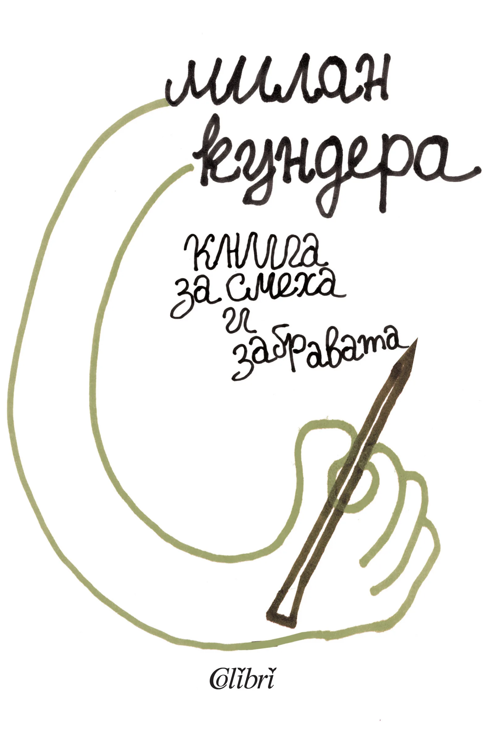 Корица на „Книга за смеха и забравата“, Милан Кундера