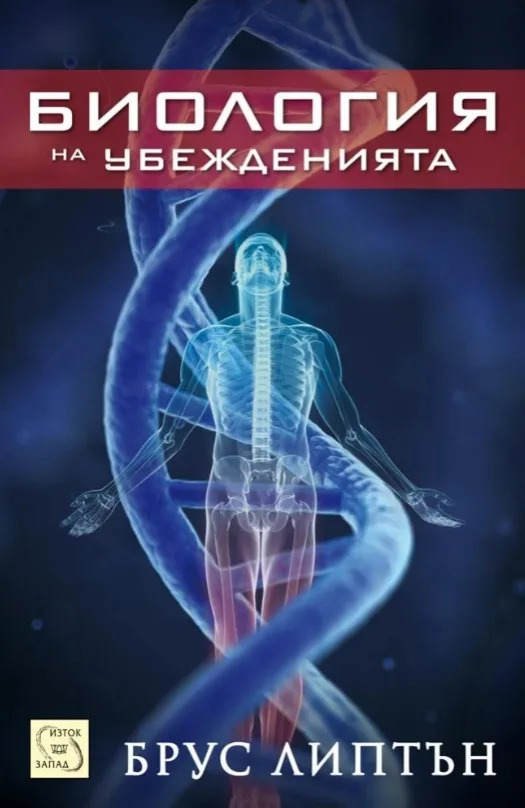 Корица на „Биология на убежденията“, Брус Липтън