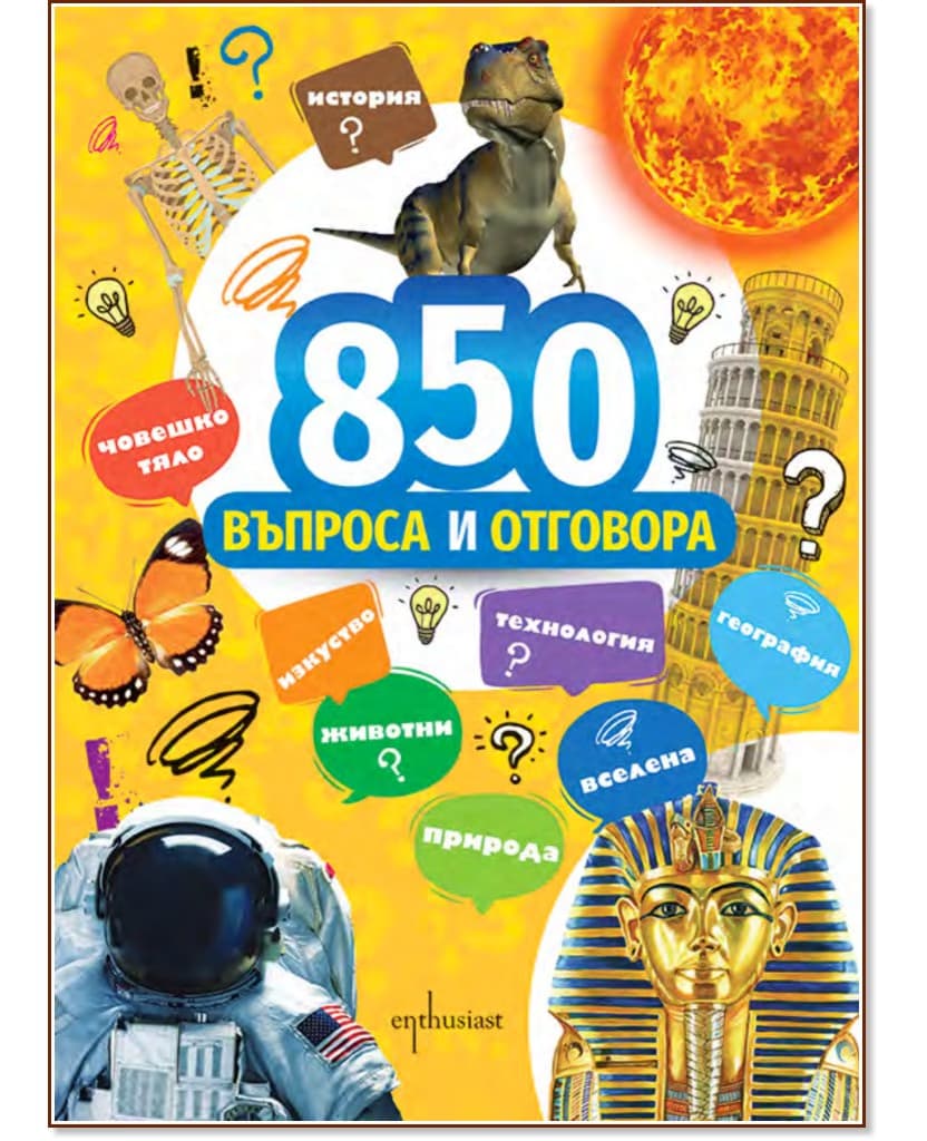Корица на „850 въпроса и отговора" — Киара Брицолара