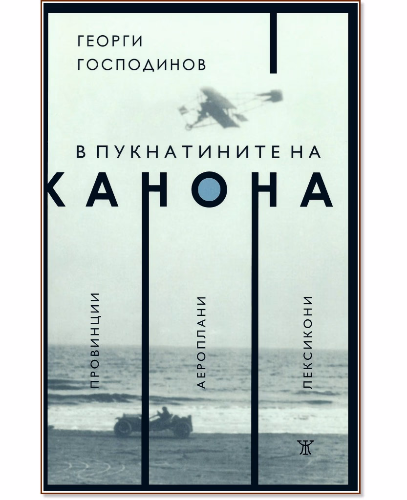 Корица на „В пукнатините на канона“ — Георги Господинов