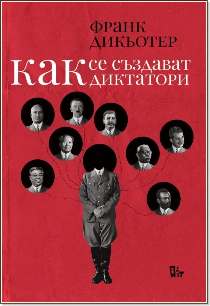 Корица на „Как се създават диктатори“, Франк Дикьотер