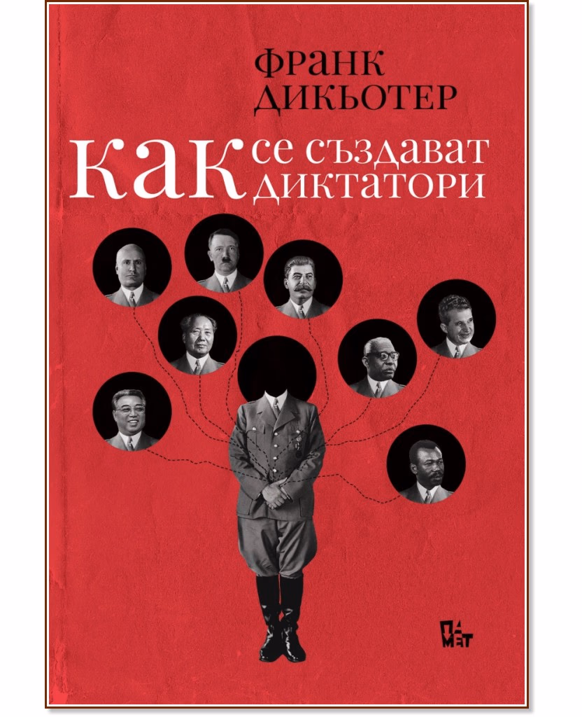 Корица на „Как се създават диктатори" — Франк Дикьотер