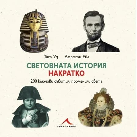 Корица на „Световната история накратко. 200 ключови събития, променили света" — Тат Уд