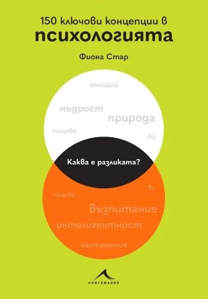 Корица на „150 ключови концепции в психологията" — Фиона Стар