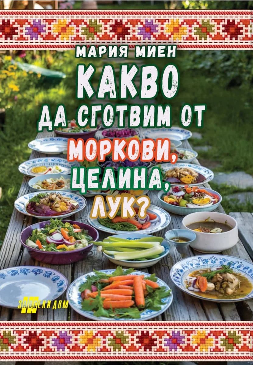 Корица на „Какво да сготвим от моркови, целина, лук?" — Мария Миен