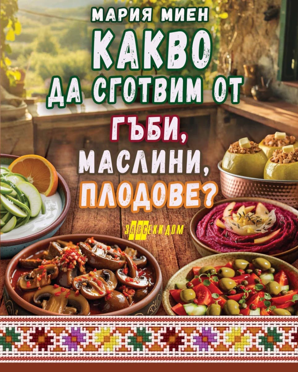 Корица на „Какво да сготвим от гъби, маслини, плодове?" — Мария Миен