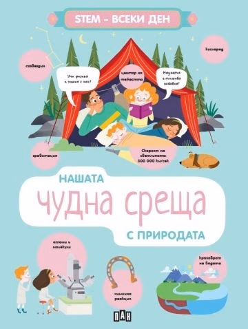 Корица на „Нашата чудна среща с природата"
