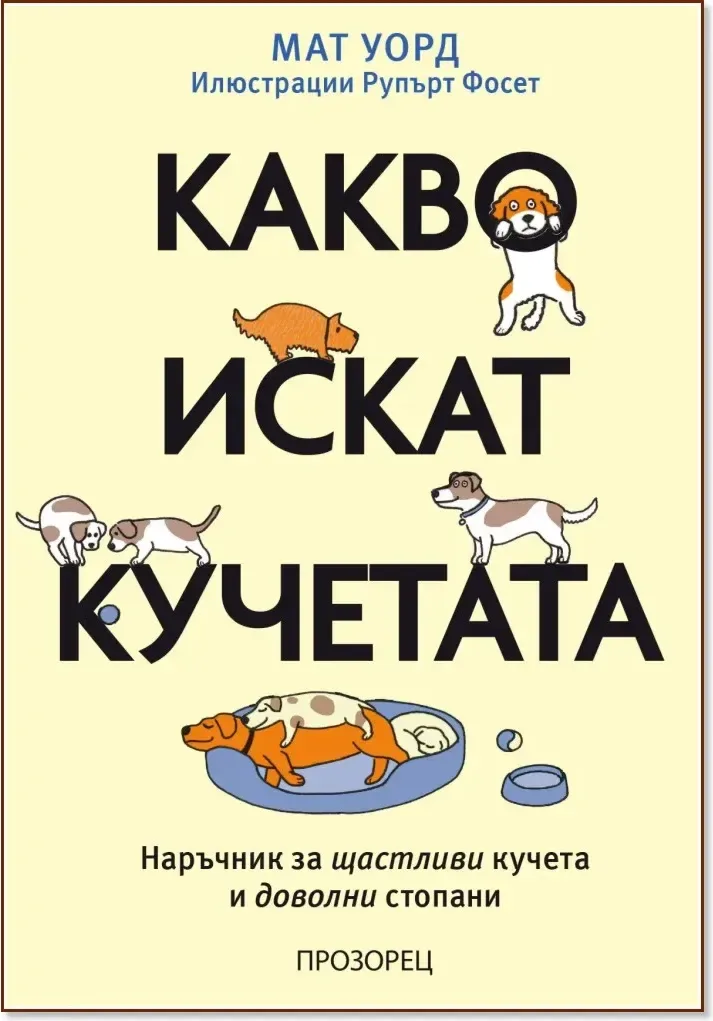 Корица на „Какво искат кучетата. Наръчник за щастливи кучета и доволни стопани“, Мат Уорд