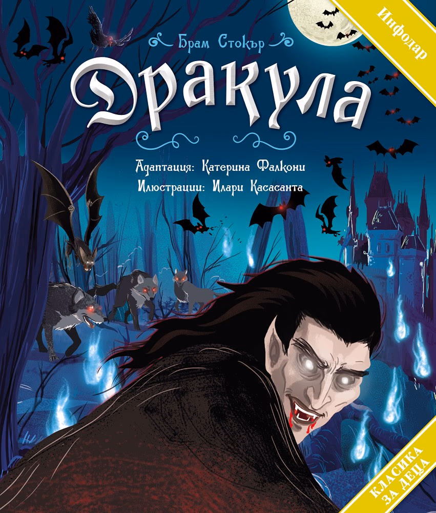 Корица на „Дракула" — Брам Стокър