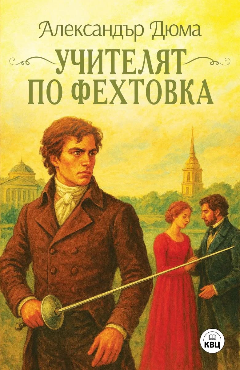 Корица на „Учителят по фехтовка“, Александър Дюма - баща