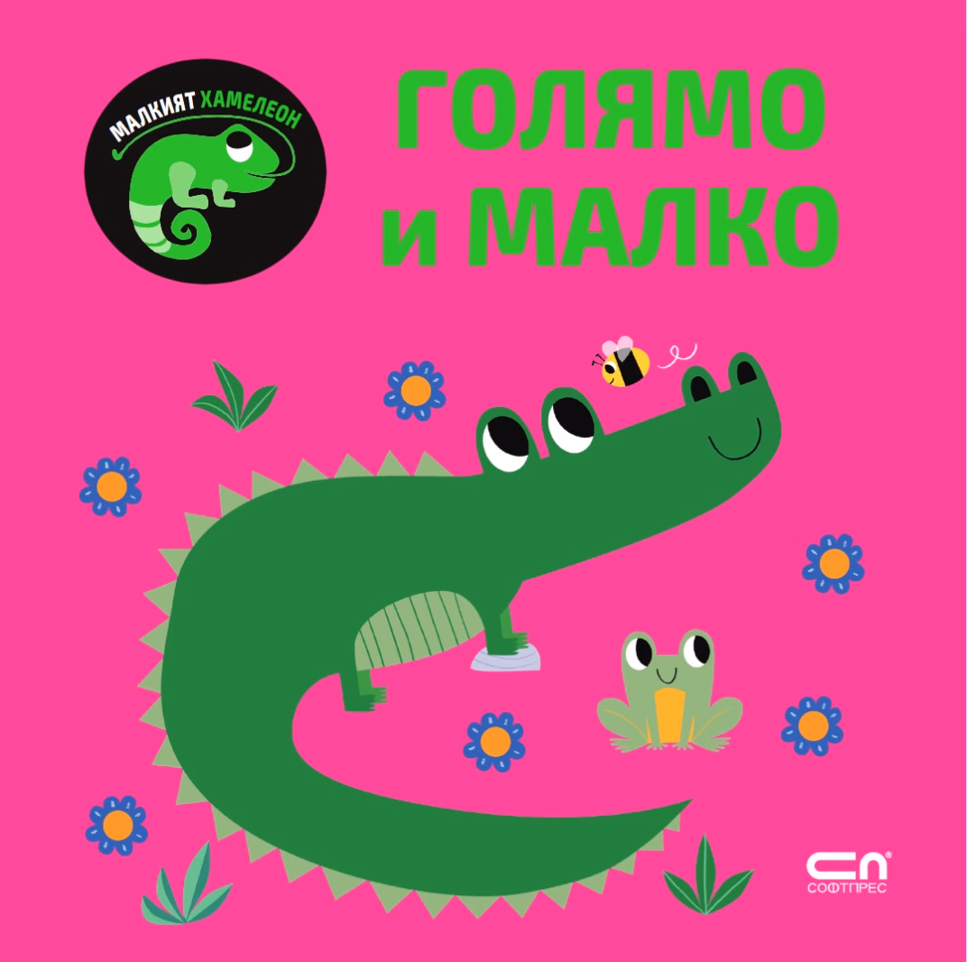 Корица на „Малкият хамелеон: Голямо и малко"