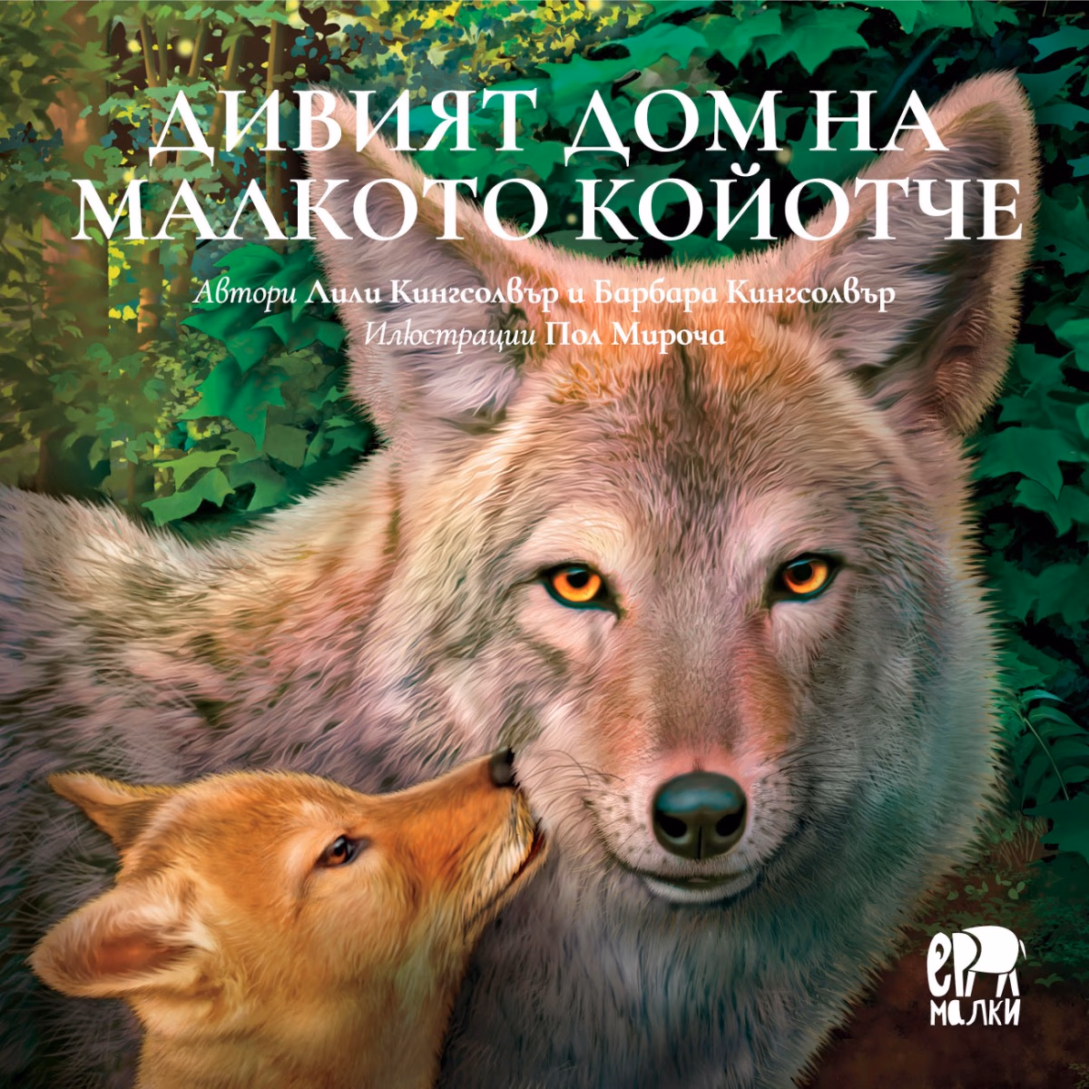 Корица на „Дивият дом на малкото койотче"