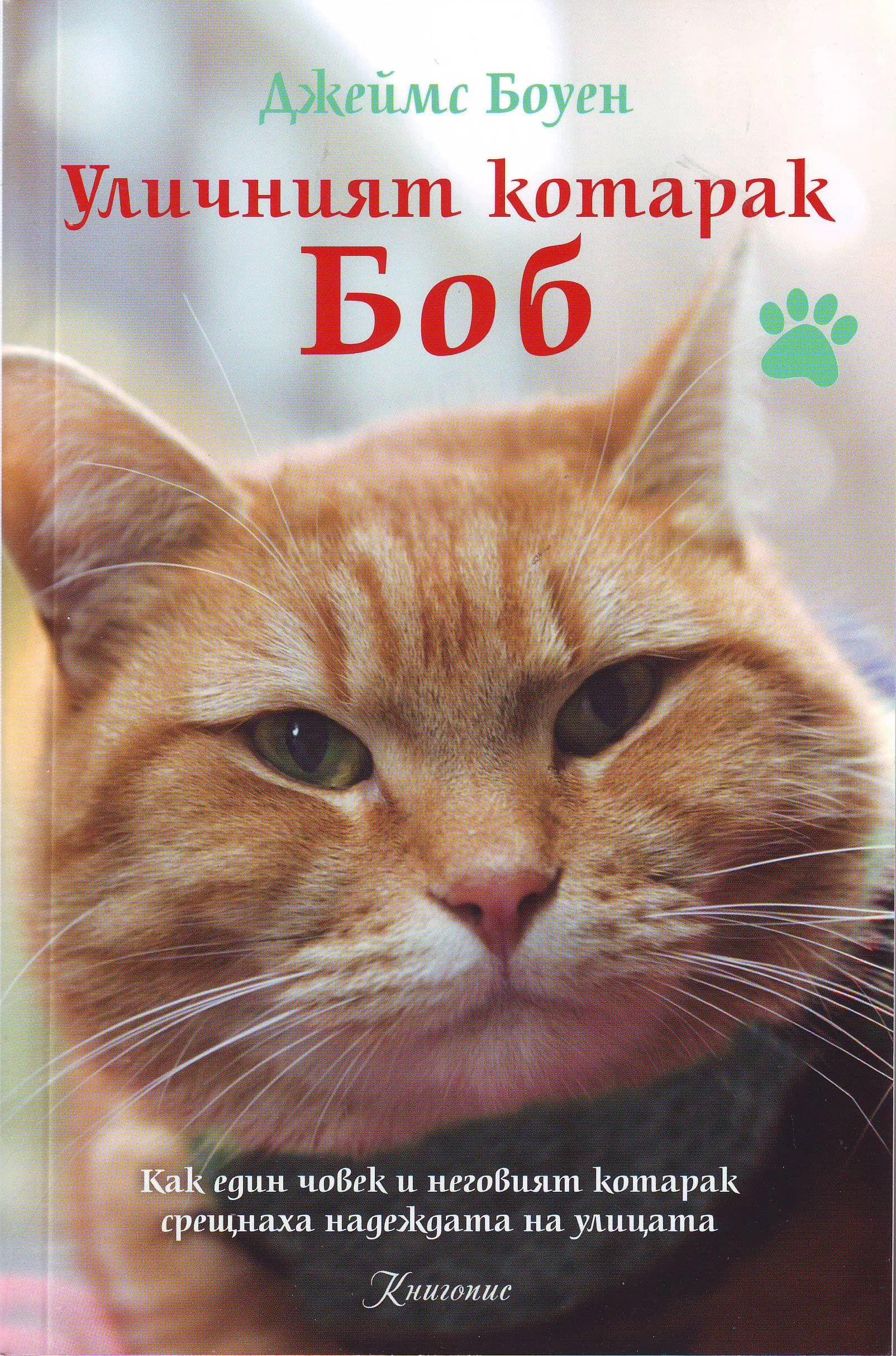 Корица на „Уличният котарак Боб" — Джеймс Боуен