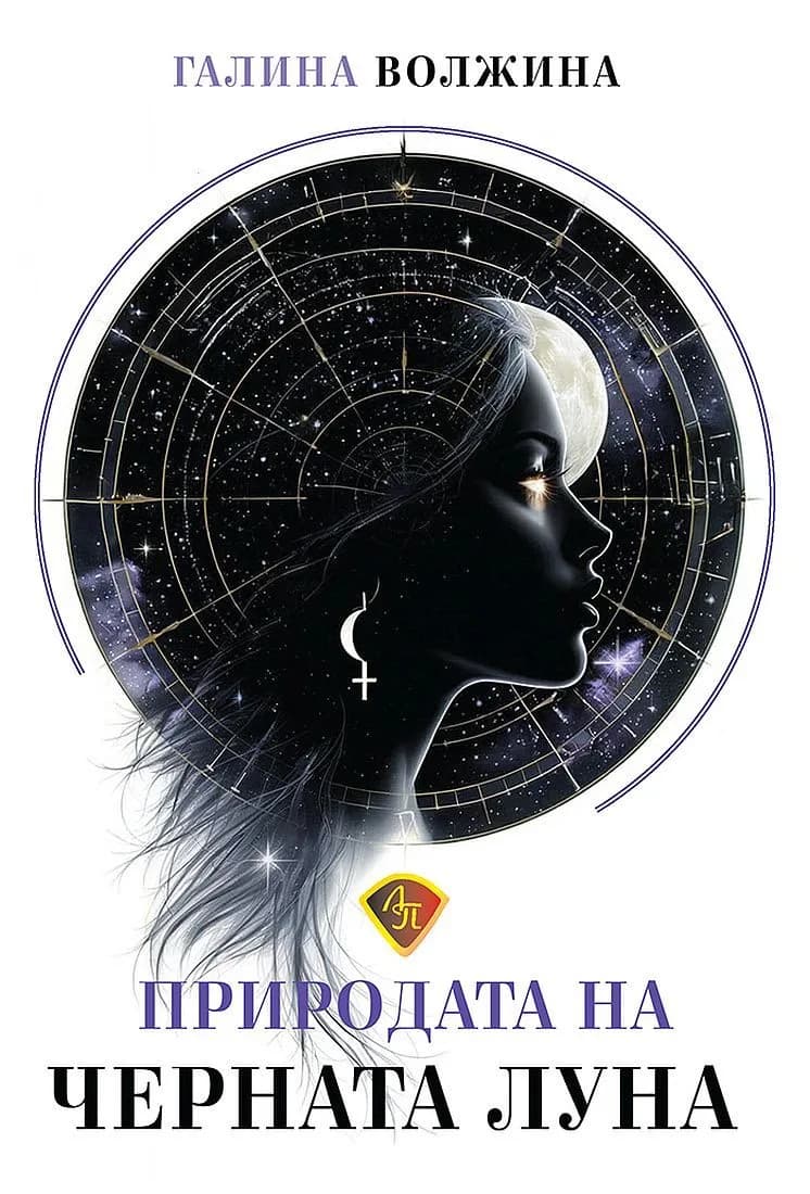 Корица на „Природата на Черната Луна" — Галина Волжина