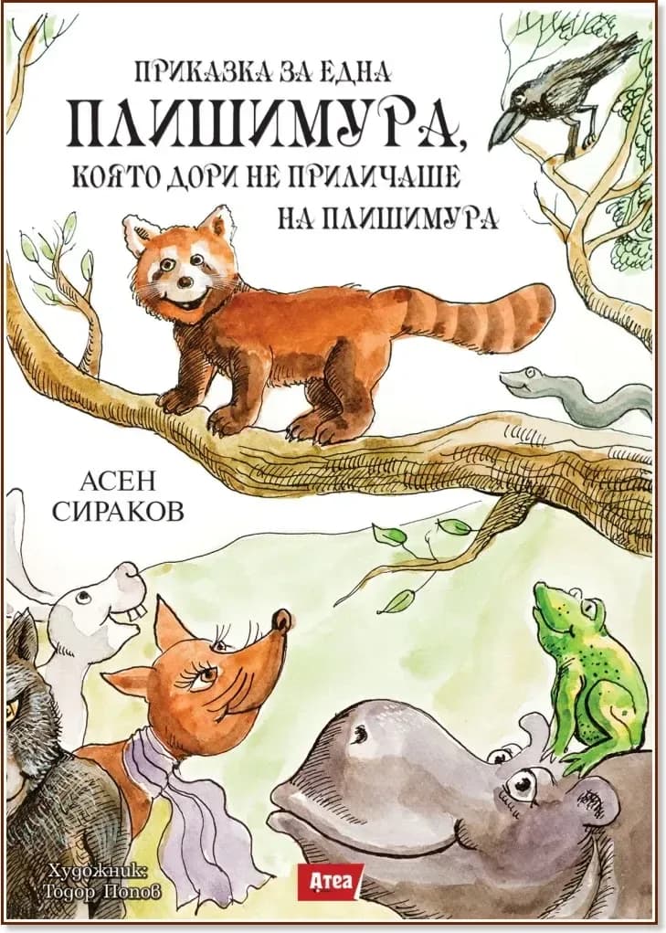 Корица на „Приказка за една плишимура, която дори не приличаше на плишимура“, Асен Сираков