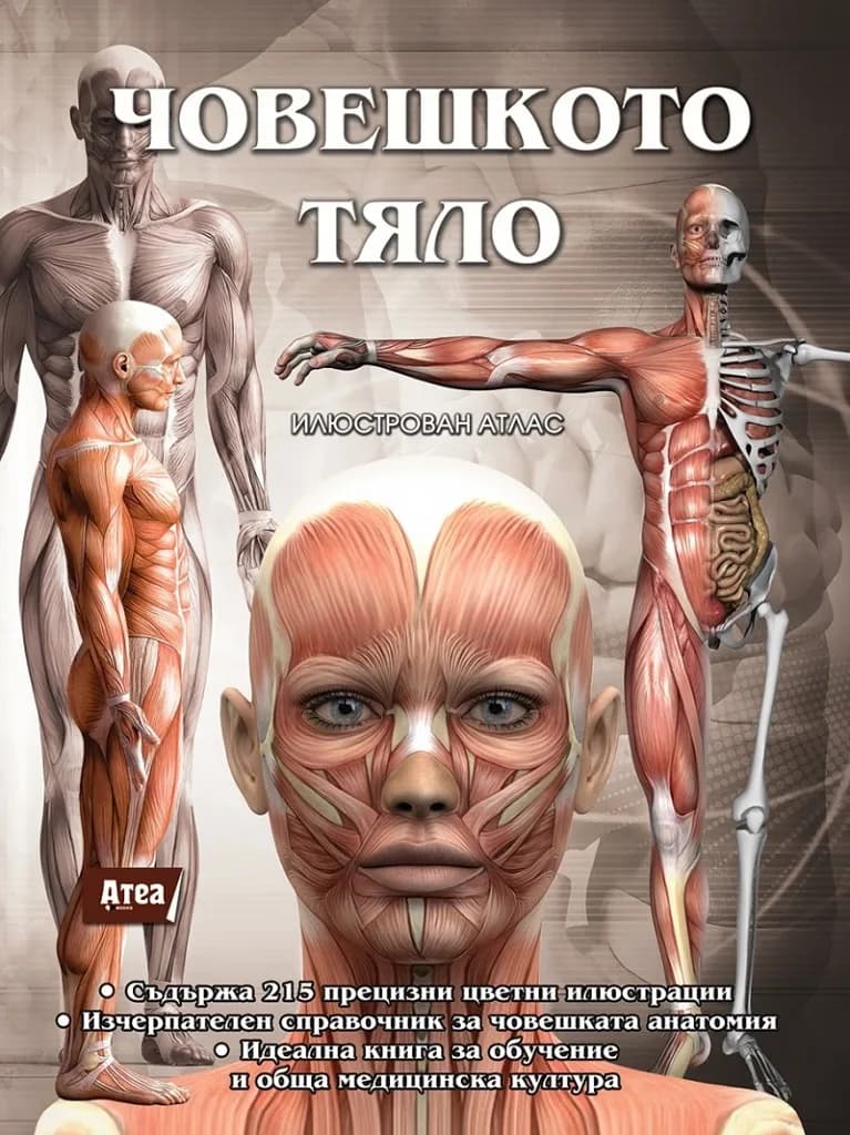 Корица на „Човешкото тяло - илюстрован атлас"