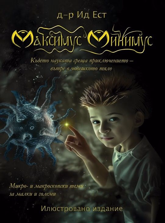 Корица на „Максимус Минимус" — Д-р Ид Ест