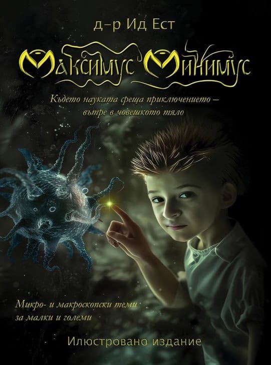 Корица на „Максимус Минимус" — Д-р Ид Ест