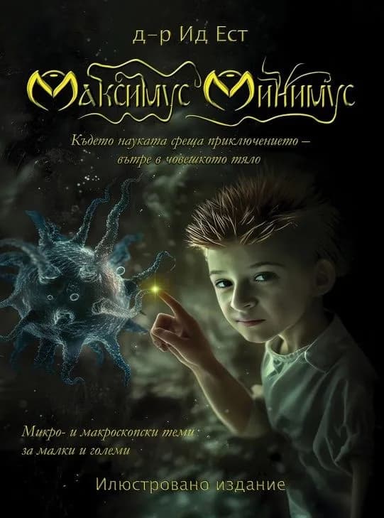 Корица на „Максимус Минимус" — Д-р Ид Ест