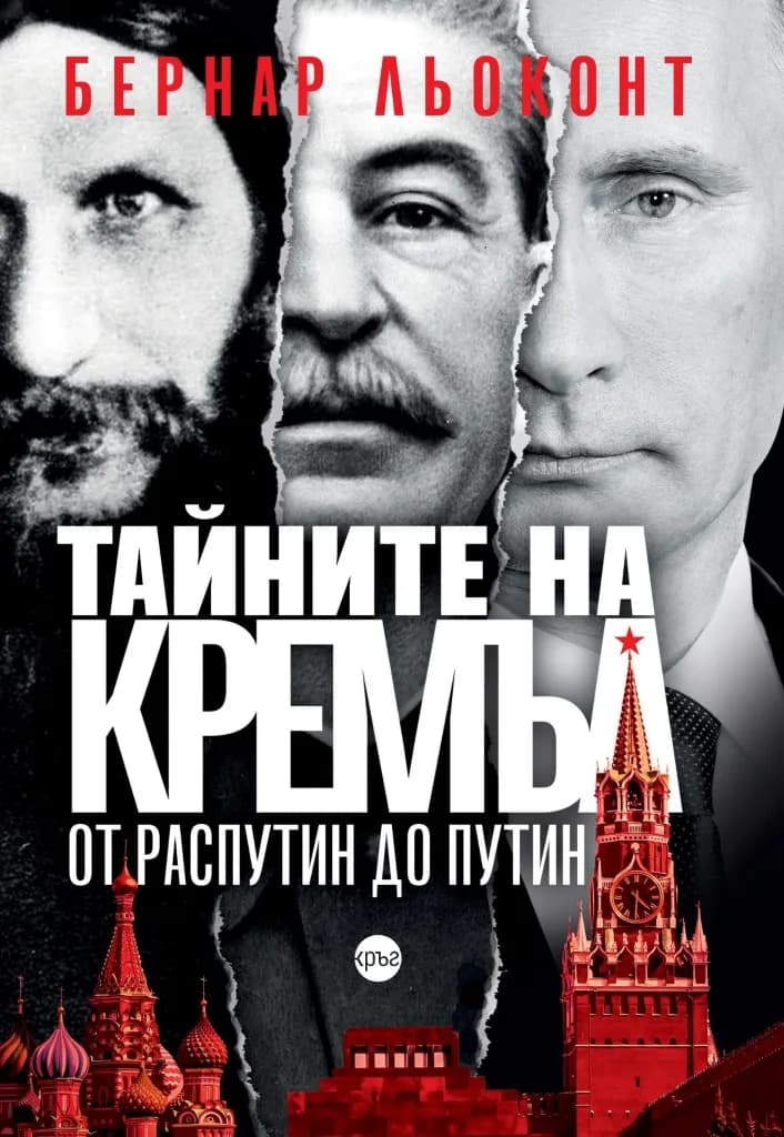 Корица на „Тайните на Кремъл – от Распутин до Путин" — Бернар Льоконт