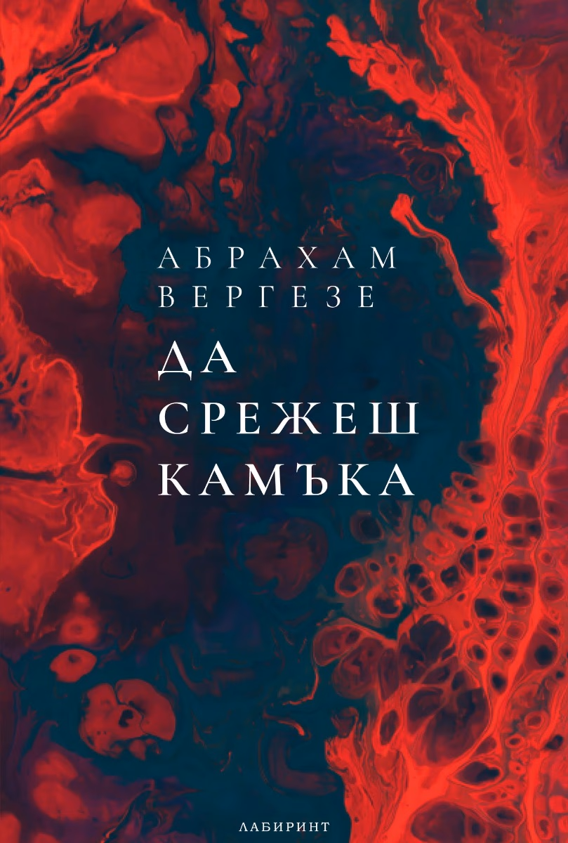 Корица на „Да срежеш камъка" — Абрахам Вергезе