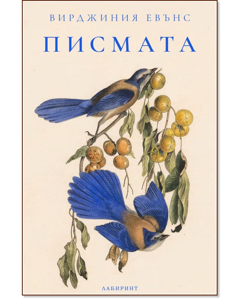 Корица на „Писмата" — Вирджиния Евънс
