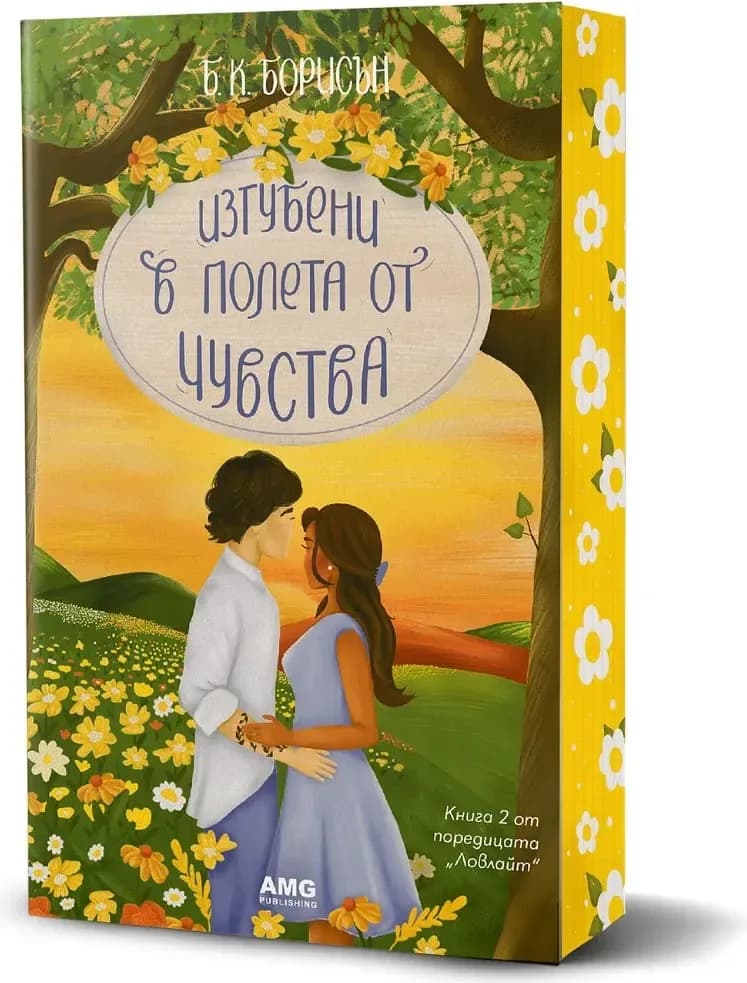 Корица на „Изгубени в полета от чувства“, Б. К. Борисън