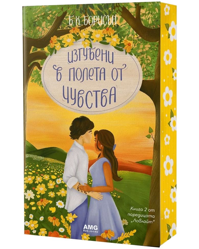 Корица на „Изгубени в полета от чувства" — Б. К. Борисън