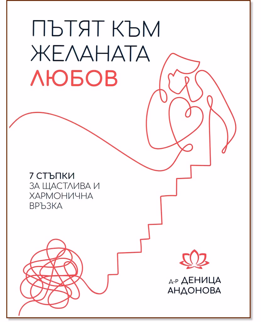 Корица на „Пътят към желаната любов“ — Д-р Деница Андонова