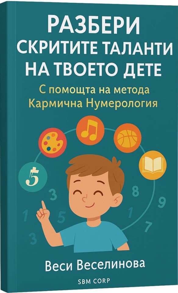Корица на „Разбери скритите таланти на твоето дете" — Веси Веселинова