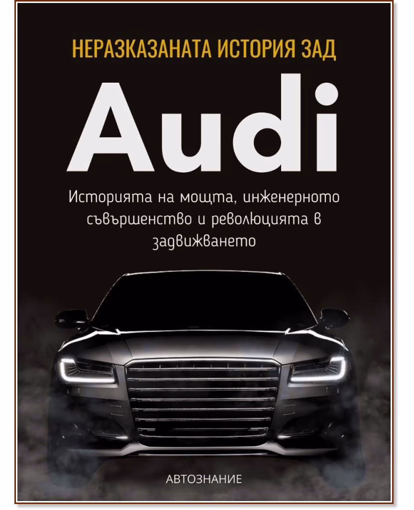 Корица на „Неразказаната история зад Audi" — Калоян Тодоров
