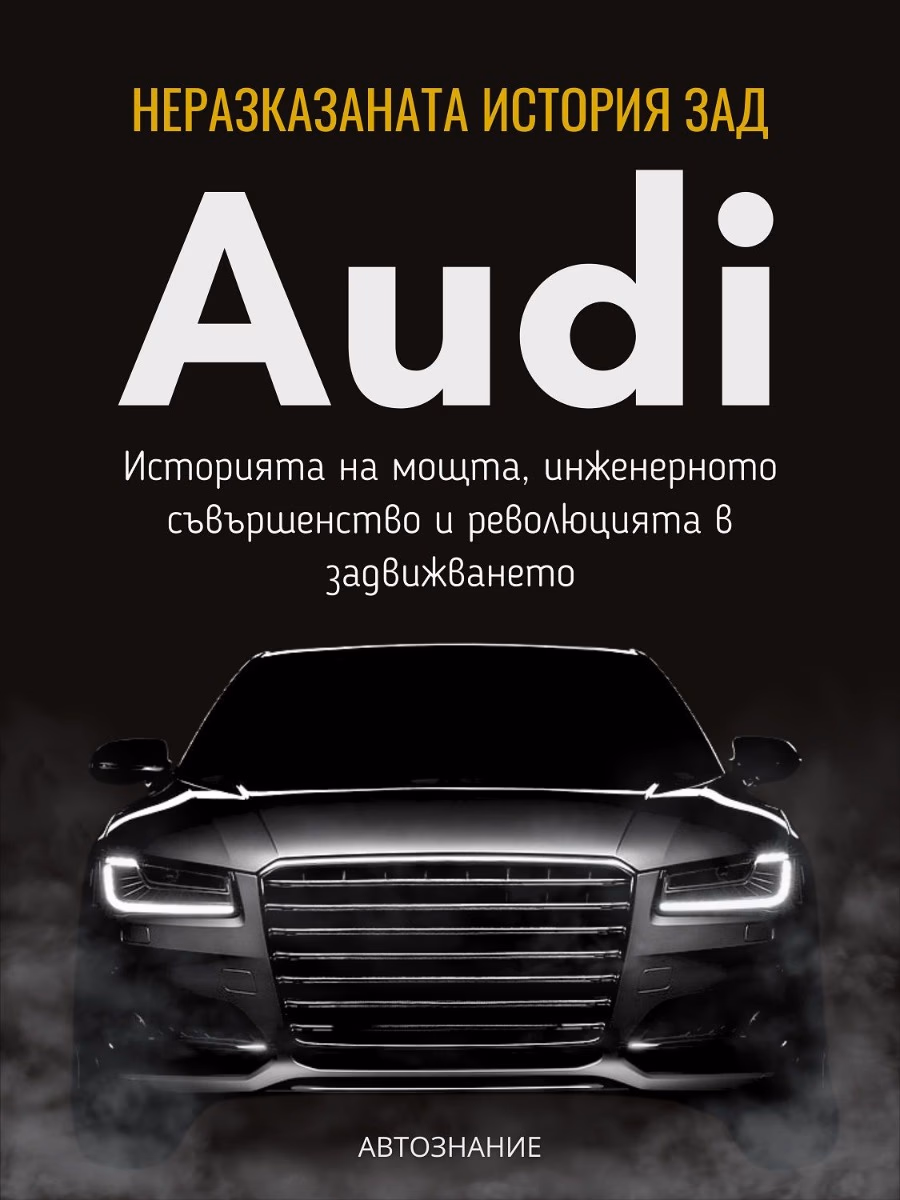 Корица на „Неразказаната история зад Audi" — Калоян Тодоров